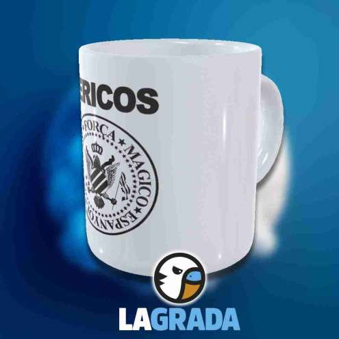 Taza "Adelante Força Mágico Espanyol"